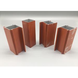 China 6063 T4 Senegal Wood Finish Aluminium Profiles , Anodized Aluminum Extrusions on sale