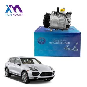 China Black And Silvery Car Air Conditioner Compressor Pump 958126014 For Porsche Cayenne on sale