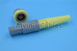 China LEMO 3 Pin PAG / PLG Connector 3 Pin Round Plug With Self Locking Connector on sale