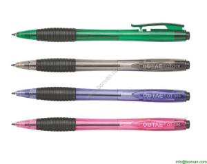 click style simple office use pen, simple click office ballpoint pen