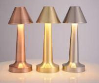 ABS PS Metal Rechargeable LED Touch Table Lamp 24 Pcs SMD 3000k - 6000k 30lm