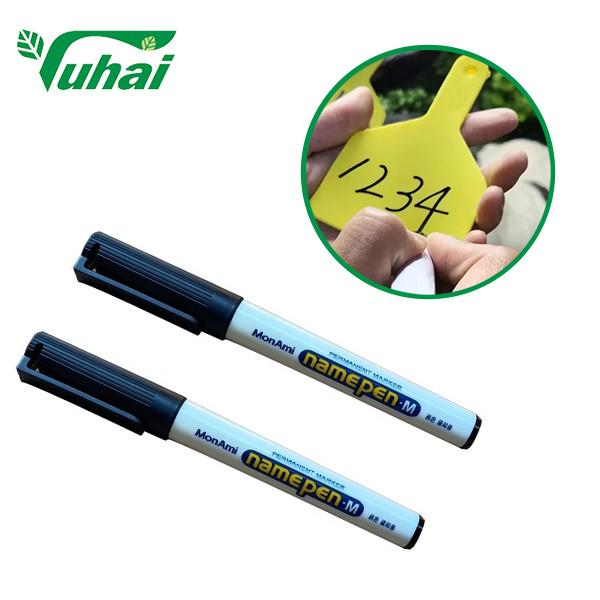 Quality Black Color Livestocks Ear Tag Marker Pen Cattle Sheep Non Fade Identification Mark Pen for sale