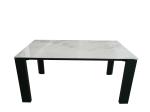 1500mm Customized Size Ceramic Top Dining Room Table Stain Resistant KD