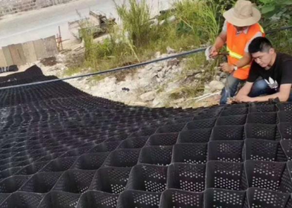 Quality Net Cell Strong Welding Geocell Confinement System For Dike for sale