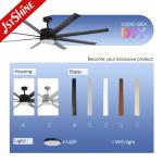Remote Control Ceiling Fans with Lights and 6 Speed Reversible DC Motor App