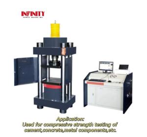 Buy cheap 1500KN Micro Computer Control Electro Hydraulic Servo Compression Testing Machine product