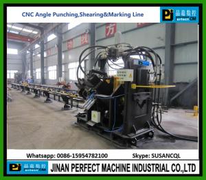 China CNC Angle Punching Shearing and Marking Line (Double Blade Shearing) on sale