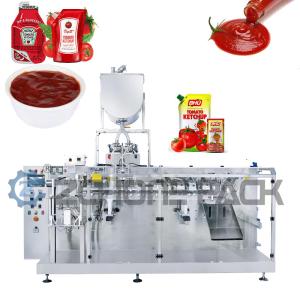 Buy cheap Double Feeding Horizontal Pouch Machine Bag Liquid Packaging Machine product