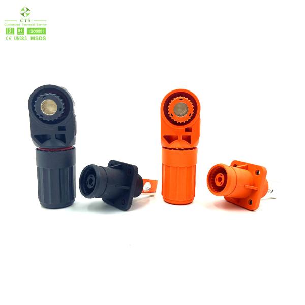 Quality Connector for EV battery HV PA66 125A 150A  2pin 3pin Electric Vehicle Battery Plug / Socket for sale