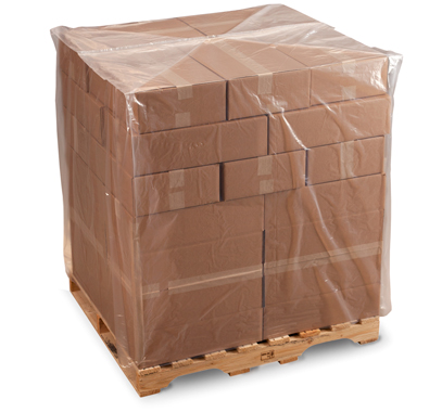 3 Mil 48 X 46 X 72" Protective Pallet Cover Hoods Waterproof Plastic LDPE Material