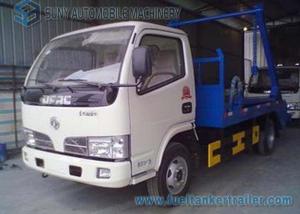 3cbm -5cbm small swing arm garbage truck Dongfeng  4x2