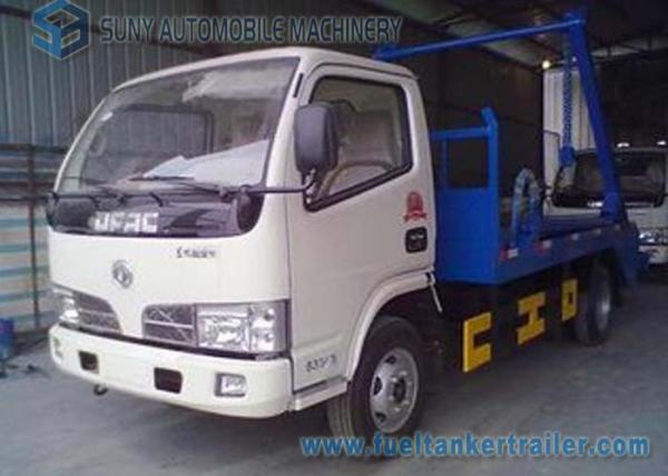 Quality 3cbm -5cbm small swing arm garbage truck Dongfeng  4x2 for sale