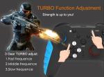 0.3kg 2.480GHz 7033 Wireless Bluetooth Gamepad With Vibration