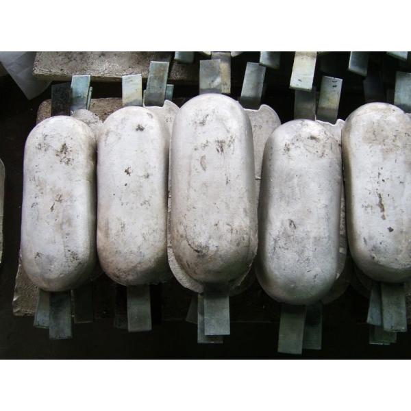 Cast magnesium anode With Filling Mg anode 32D5 17D3