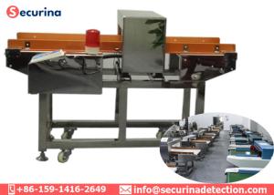 Stainless Steel 304 Food Grade Metal Detectors Conveyor Belt Return Automatically