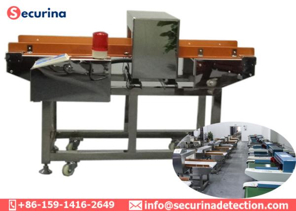 Quality Stainless Steel 304 Food Grade Metal Detectors Conveyor Belt Return Automatically for sale