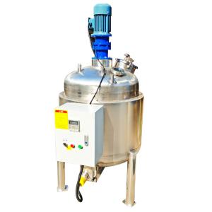 Homogenizer Mixing Tanks Stainless Steel Jacketed With Agitator Custom