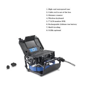 China Remote Control H.264 30m Plumbing Endoscope Camera Rotatable on sale