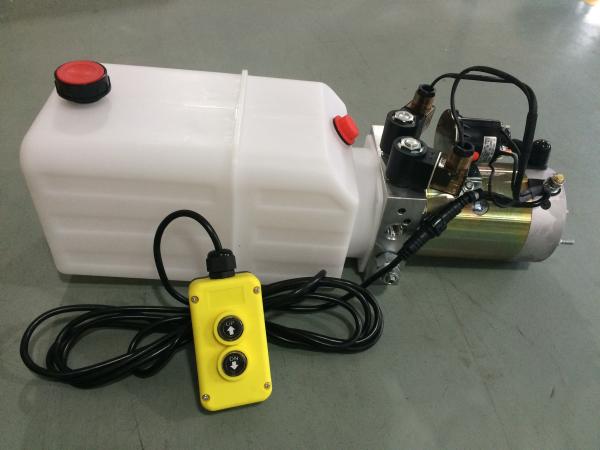 Quality High Performance  Dump Trailer Micro Hydraulic Power Packs With 8L Plastic Oil Tank for sale