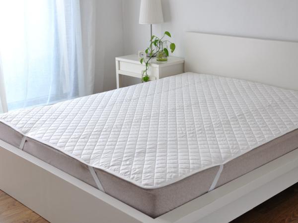 Quality Fabric Quilting Mattress Cover Protectors With Four Corner Anchor Straps for sale