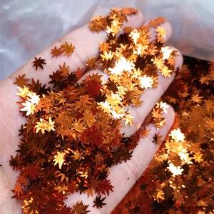 Buy cheap Ready to Ship Customizable Glitter Leaf Christmas Decorations and Garland Diy OEM Function Slow Flashing product