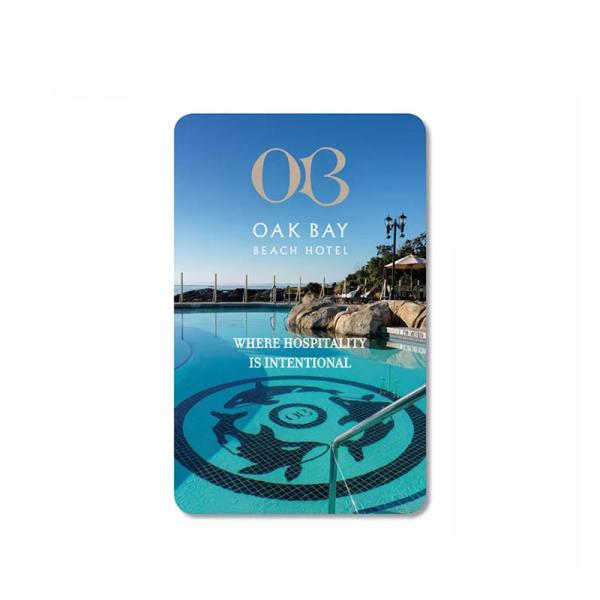 Quality Customized Waterproof RFID Keycards Hotel Room Key Card Rectangular Shape for sale