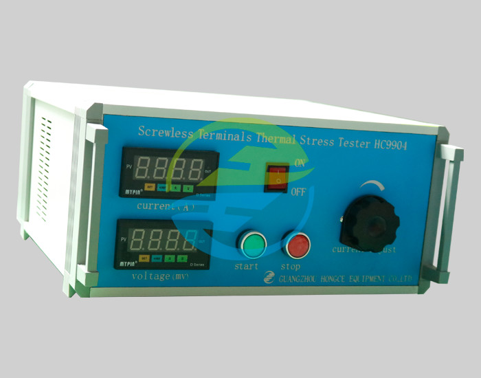 IEC60884-1 Stepless Adjustment Of Load Current 192 Cycles Screwless Terminal Aging Plug Socket Tester