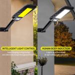 6000-7000K 450LM Solar Pir Security Light With Motion Sensor Remote Control