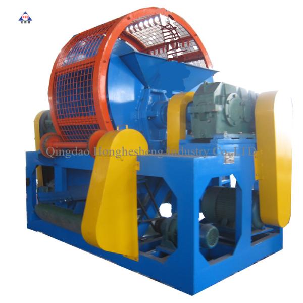 Quality Automatic Used Car Tyre Shredding Machine Double Shaft Plastic Waste Tire Shredder for sale
