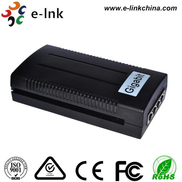 Quality Fast Speed Dual Port Power Over Ethernet Injectors With 48V 15.4w Output for sale