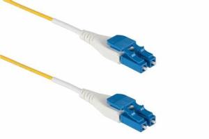 Buy cheap 2.0 Mm Single Mode Fiber Patch Cord Switchable Uniboot Duplex OS2 PVC OFNR product