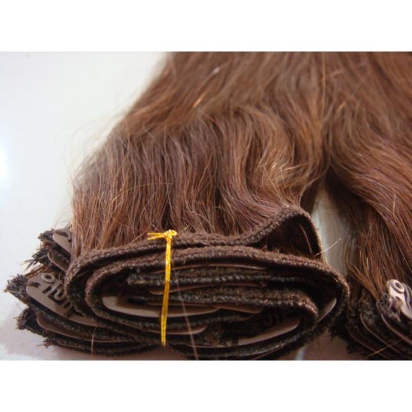 14in 16in 18in Wavy Human Hair Extensions Bronde Hair Extensions