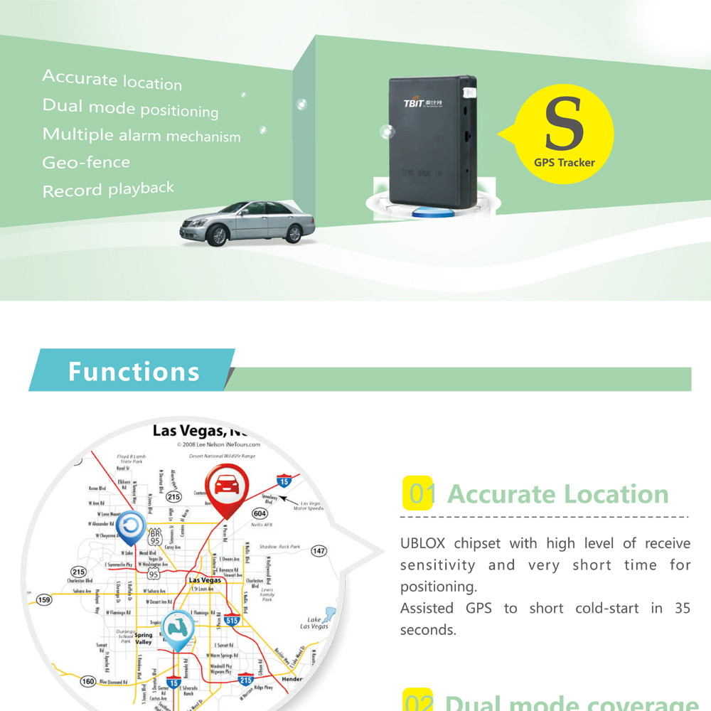 IOS APP / Android APP GPS Tracking Devices For Vehicles Battery Powered