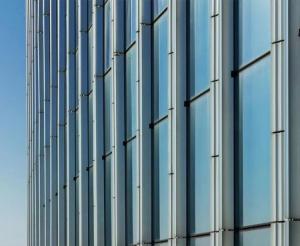China Fashion design Low-E glass building facades double glazed glass curtain wall on sale