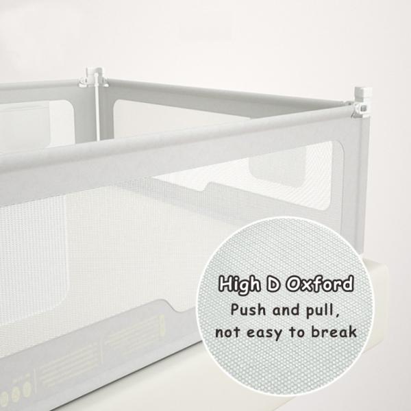 Breathable Nonslip Extra Long Bed Rail Safety Guard Multipurpose