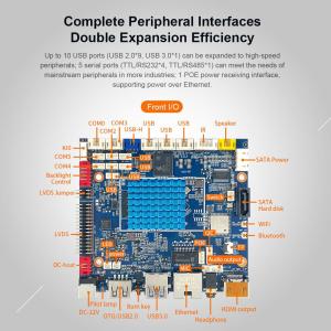 H-3566 Smart HMI Mainboard RK3566,quad-core Cortex-A55,Clock up to 1.8GHz Standard 8GB EMMC