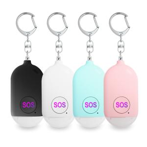 Buy cheap 130db sound keychain alarm Security self defense weapons Emergency elderly personal alarm with led flashlight product