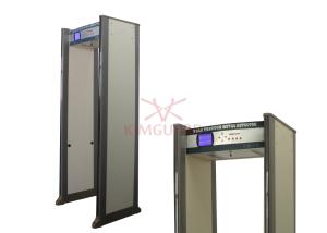 Knife Scanning Long Range Metal Detector Walk Through Gate LCD Screen Finded
