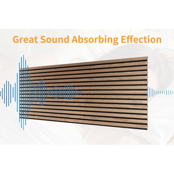 Nature Solid Wood Slat Wall Panels Durable Acupanel Acoustic Wood Panel For Studio