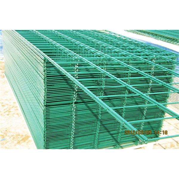Square Post 656 Twin Wire Mesh Double Loop Garden Fence For Residential