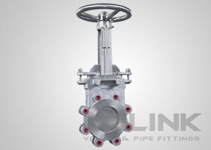 Buy cheap Stainless Steel Knife Gate Valve Lugged , SS Yoke , Self Cleaning Mechanism product