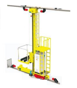 China Max 45m Automated Storage Retrieval System AS-RS Stacker For Max 1500kg Pallet on sale