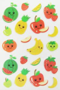 Buy cheap Pretty Design Custom Puffy Stickers / Puffy Fruit Stickers Easy Removable product