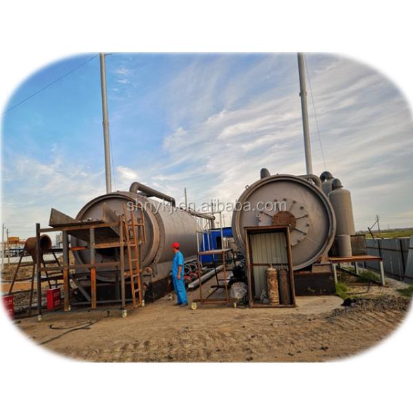 12 Tons Capacity Scrap Tire Pyrolysis Plant for Sustainable Resource Utilization