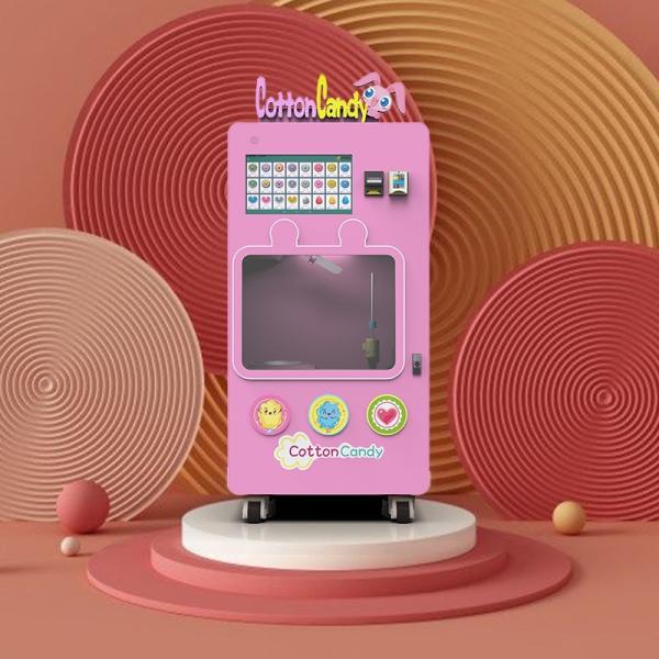 Quality Floss Vending Smart Cotton Candy Maker Multiple Payment Methods for sale