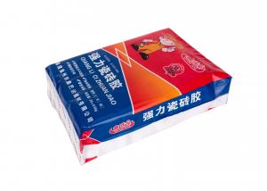 PP / PE Woven Square Bottom Valve Sealed Bags With Custom Color Printing