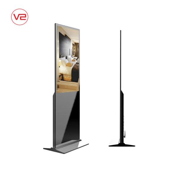 Quality Android Wifi Floor Standing Digital Signage Multiple Languages High Color Uniformity for sale