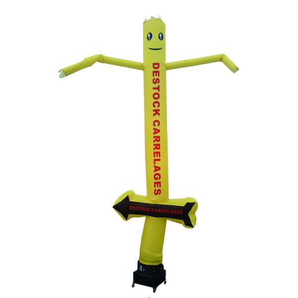 Weddings Inflatable Tube Man With Blower 110V Customized Air Dancer