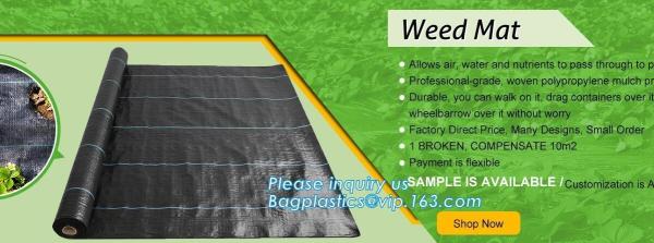 Quality pp weed mat organic agricultural plastic mulch, recyclable weed barrier,PP ground mat /concert crowd control barrier wee for sale