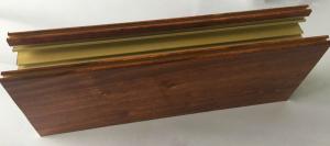 Buy cheap Professional Wood Grain Aluminum Window Profiles For Industrial / Transportation product